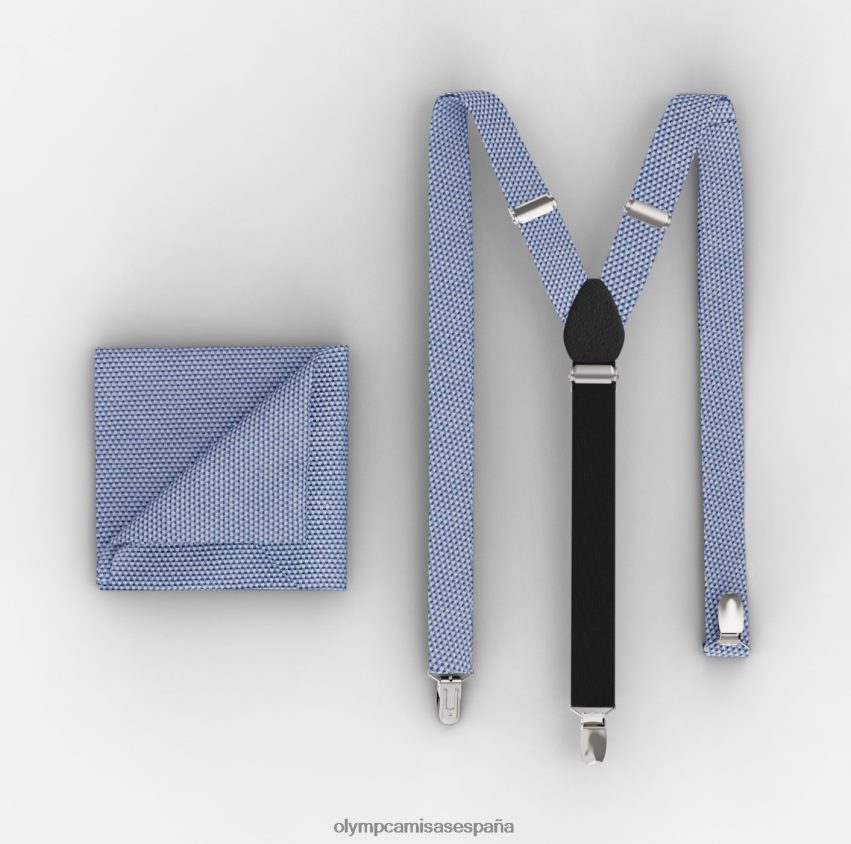 accesorios OLYMP conjunto de tirantes / conjunto de pañuelo de bolsillo bleu 8N2F2639