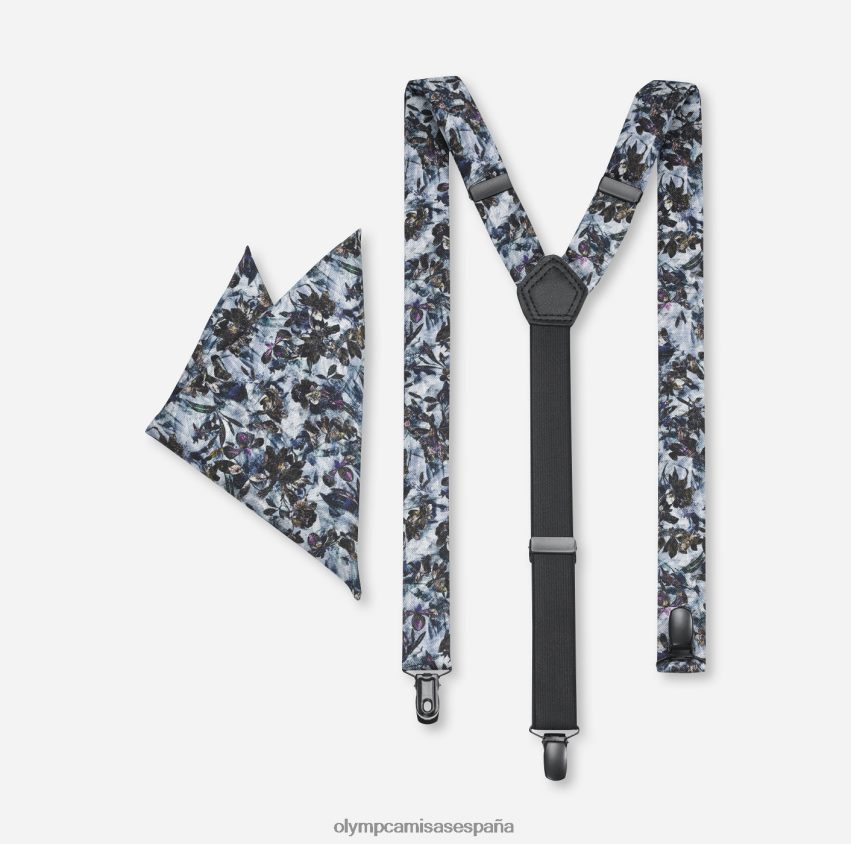 accesorios OLYMP conjunto de tirantes / conjunto de pañuelo de bolsillo bleu 8N2F2659