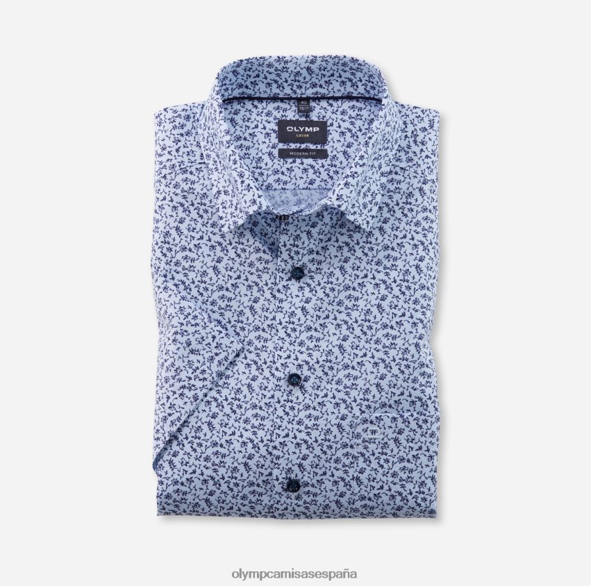 ropa OLYMP Camisa business luxor modern fit, con botones, azul 8N2F1134