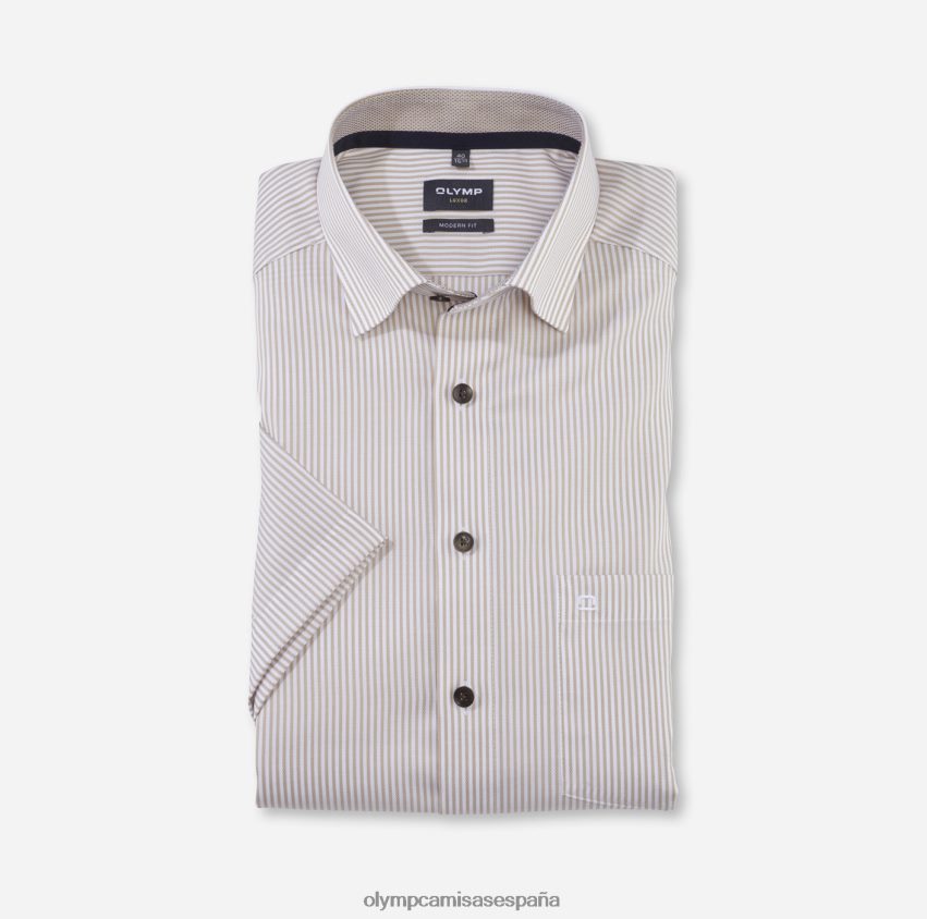 ropa OLYMP Camisa business luxor modern fit, con botones, natural 8N2F1189