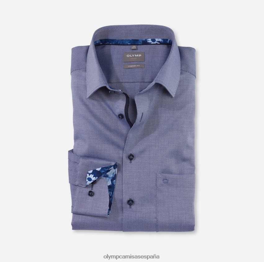 ropa OLYMP Camisa de vestir Luxor Comfort Fit, New Kent, Marine 8N2F1476