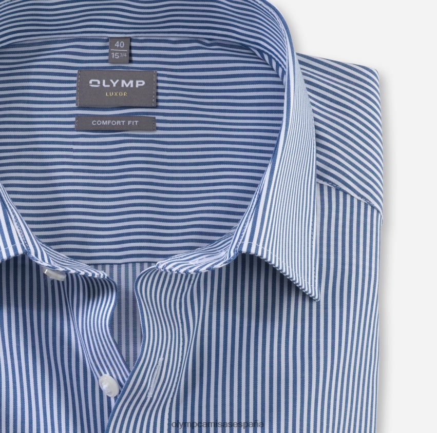 ropa OLYMP Camisa de vestir Luxor Comfort Fit, New Kent, Marine 8N2F1511