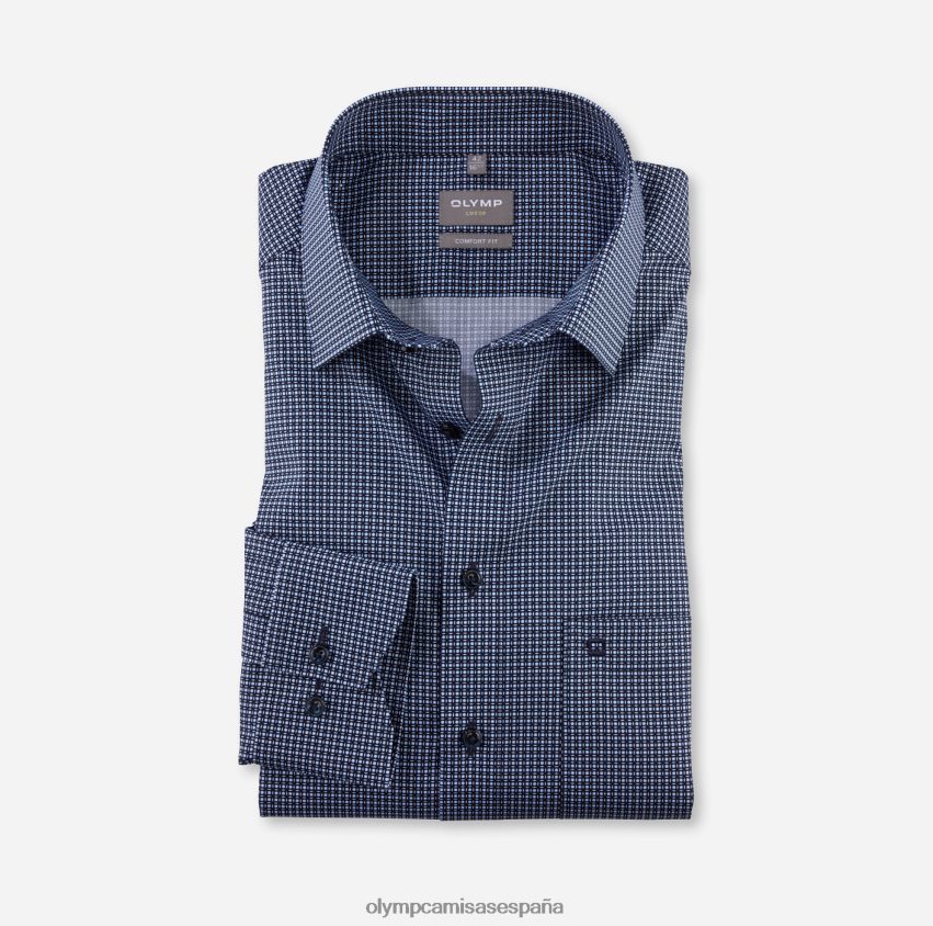 ropa OLYMP Camisa de vestir Luxor Comfort Fit, New Kent, Marine 8N2F1583