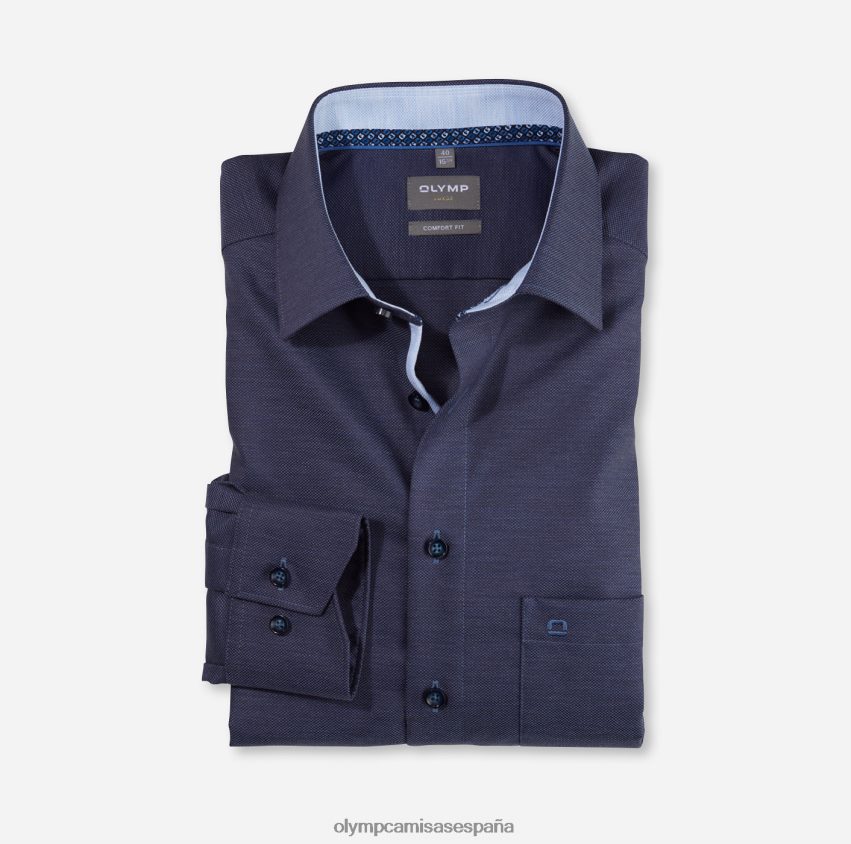 ropa OLYMP Camisa de vestir Luxor Comfort Fit, New Kent, Marine 8N2F1631