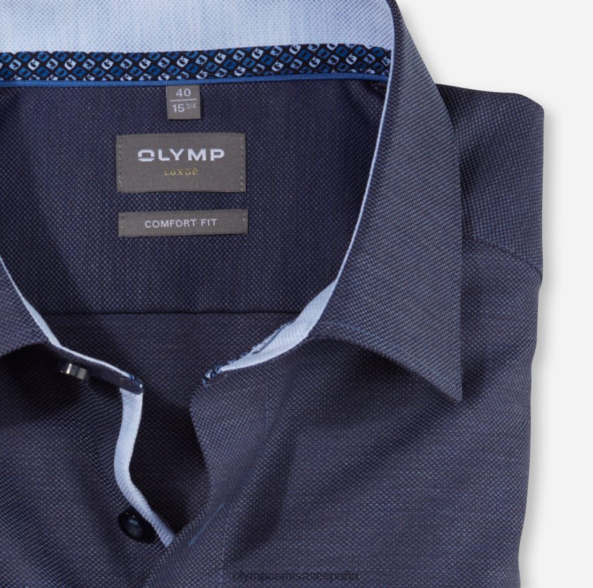 ropa OLYMP Camisa de vestir Luxor Comfort Fit, New Kent, Marine 8N2F1631