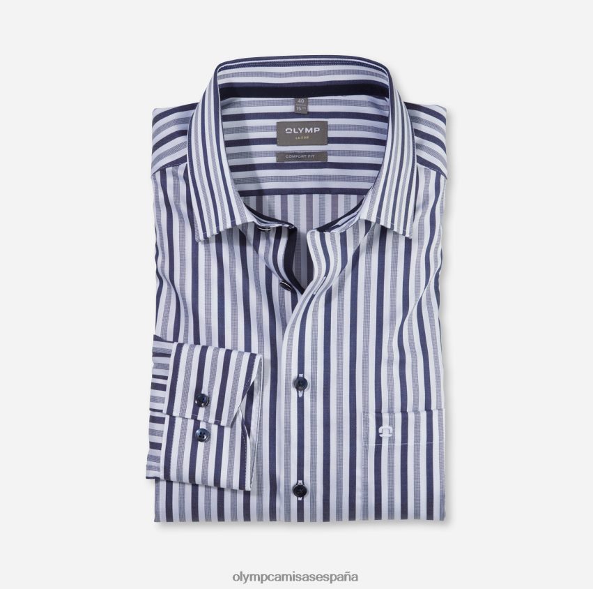 ropa OLYMP Camisa de vestir Luxor Comfort Fit, New Kent, Marine 8N2F1653