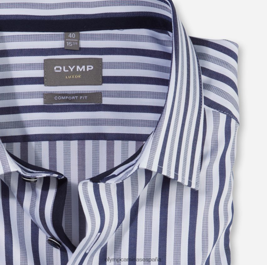 ropa OLYMP Camisa de vestir Luxor Comfort Fit, New Kent, Marine 8N2F1653