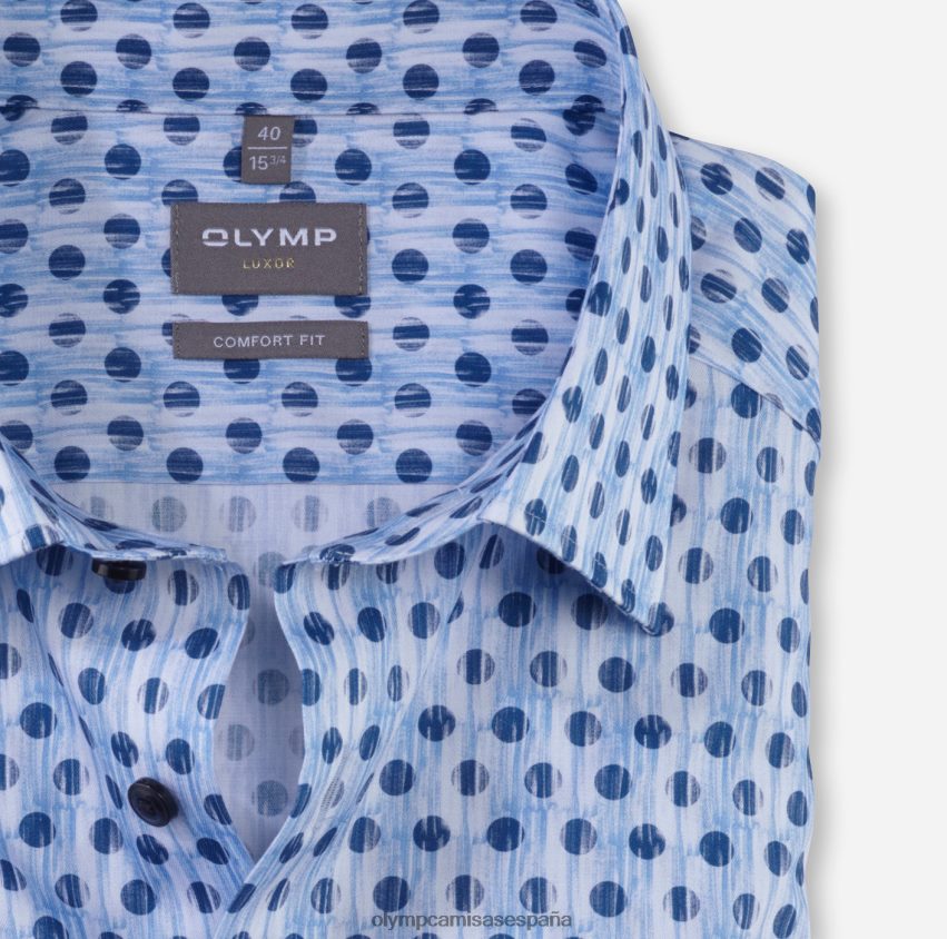 ropa OLYMP Camisa de vestir Luxor Comfort Fit, New Kent, azul 8N2F1473