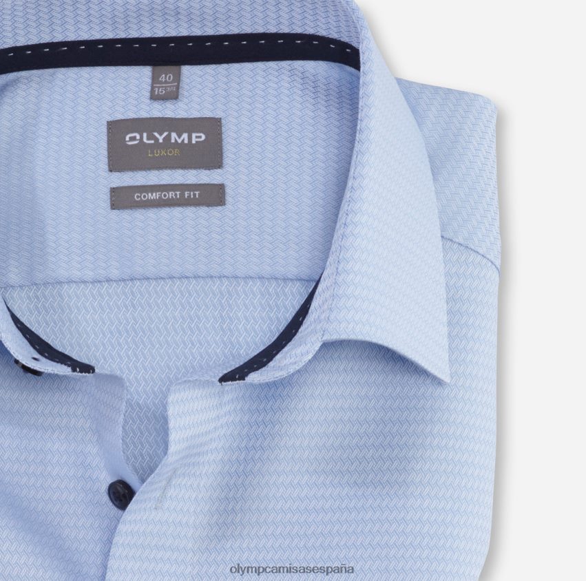 ropa OLYMP Camisa de vestir Luxor Comfort Fit, New Kent, azul 8N2F1489