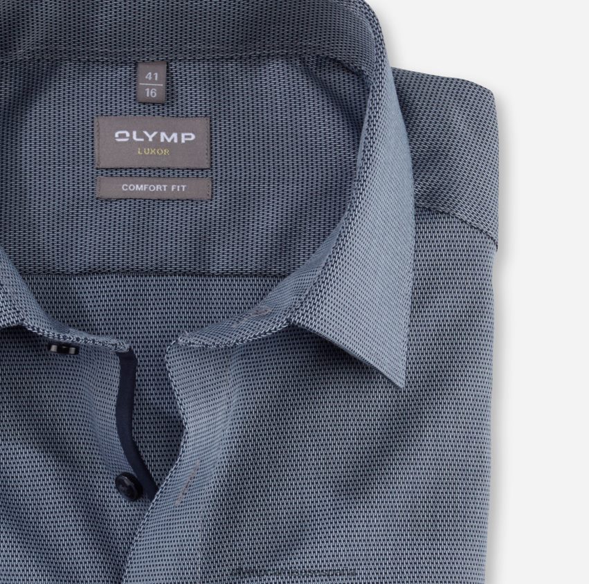 ropa OLYMP Camisa de vestir Luxor Comfort Fit, New Kent, azul 8N2F1493