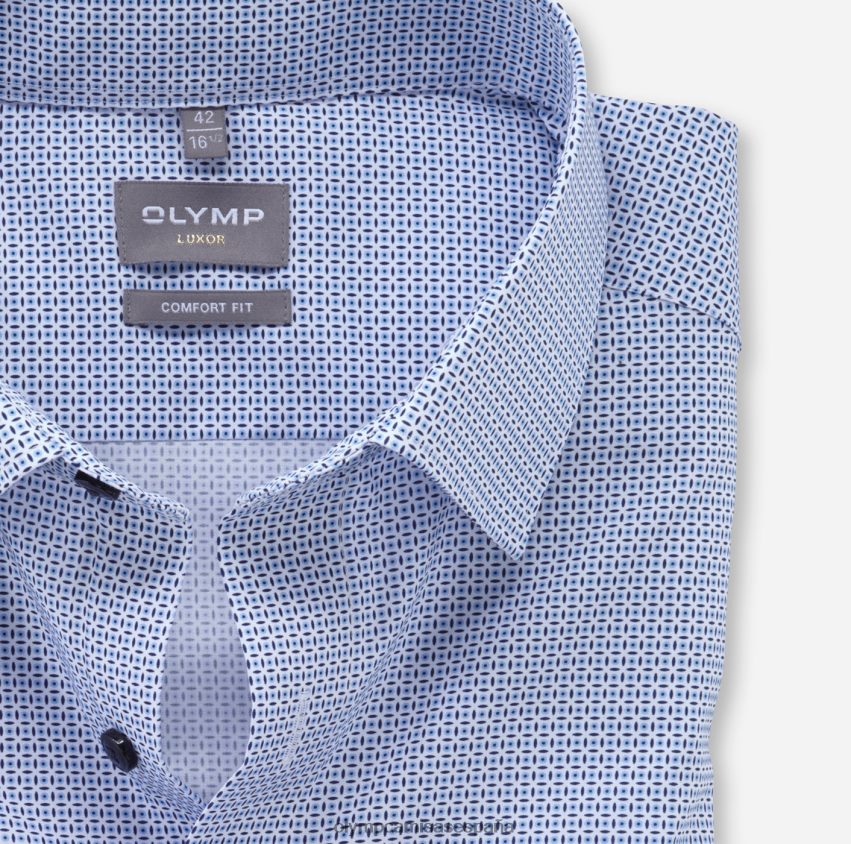 ropa OLYMP Camisa de vestir Luxor Comfort Fit, New Kent, azul 8N2F1499