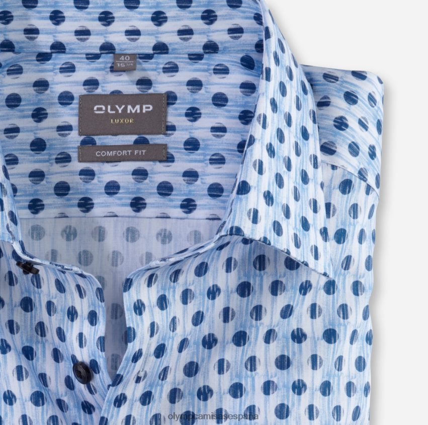 ropa OLYMP Camisa de vestir Luxor Comfort Fit, New Kent, azul 8N2F1519