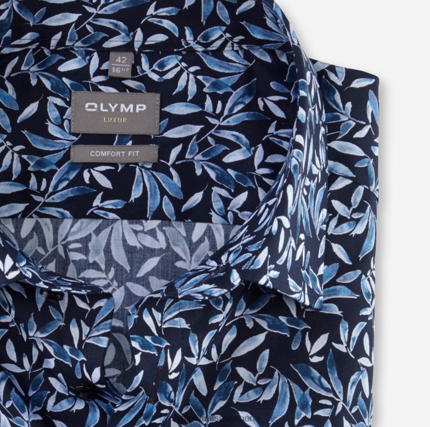 ropa OLYMP Camisa de vestir Luxor Comfort Fit, New Kent, azul 8N2F1530