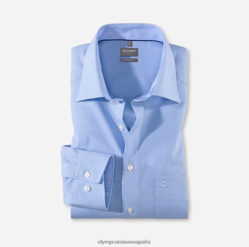 ropa OLYMP Camisa de vestir Luxor Comfort Fit, New Kent, azul 8N2F1532