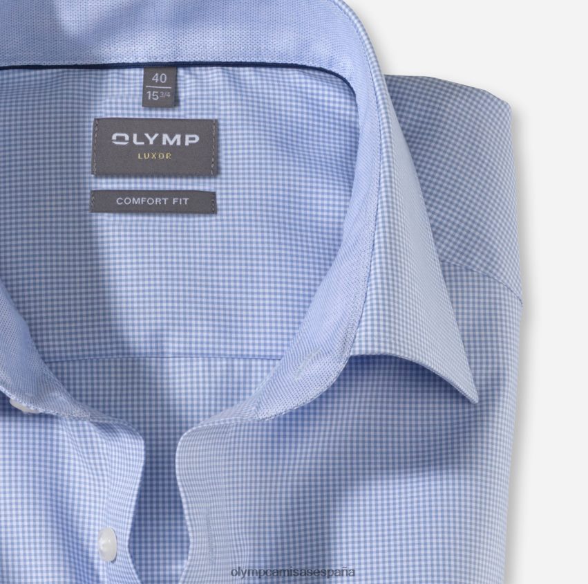 ropa OLYMP Camisa de vestir Luxor Comfort Fit, New Kent, azul 8N2F1562