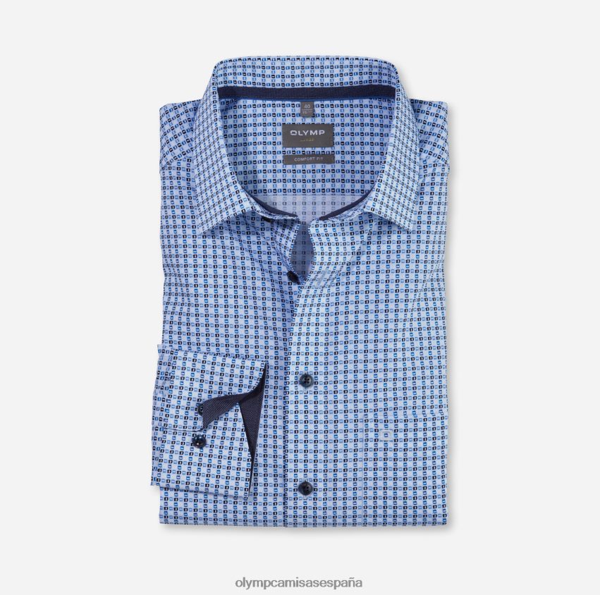 ropa OLYMP Camisa de vestir Luxor Comfort Fit, New Kent, azul 8N2F1571