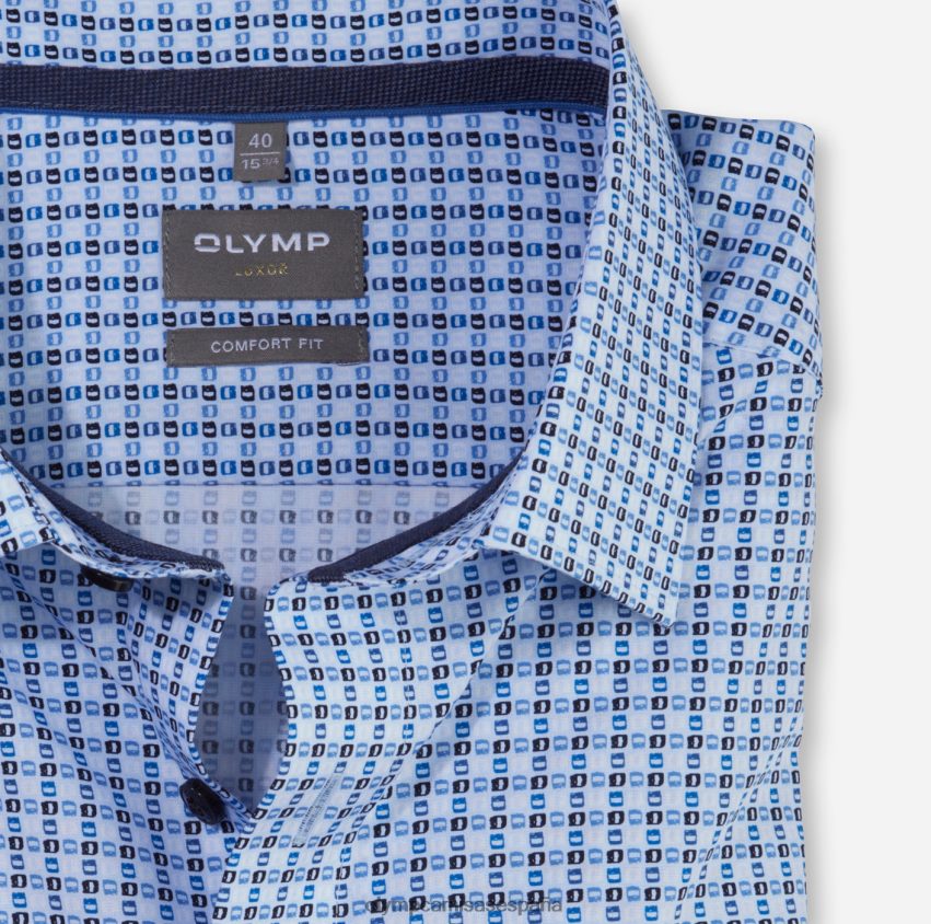 ropa OLYMP Camisa de vestir Luxor Comfort Fit, New Kent, azul 8N2F1571
