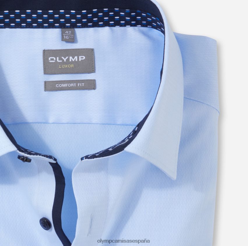 ropa OLYMP Camisa de vestir Luxor Comfort Fit, New Kent, azul 8N2F1574