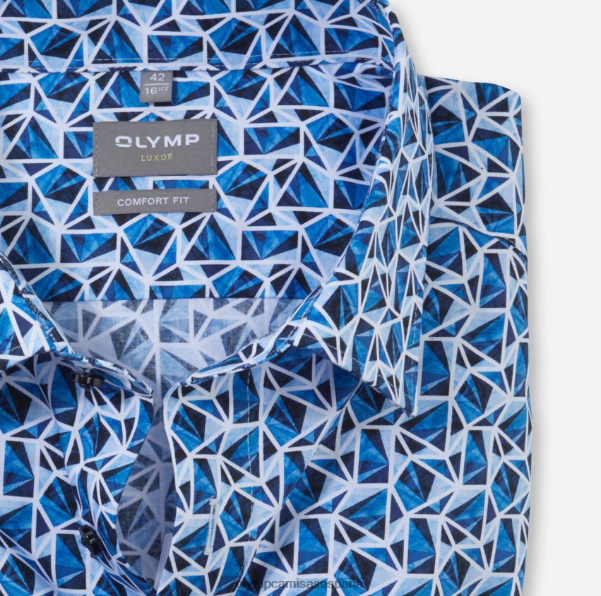 ropa OLYMP Camisa de vestir Luxor Comfort Fit, New Kent, azul 8N2F1608