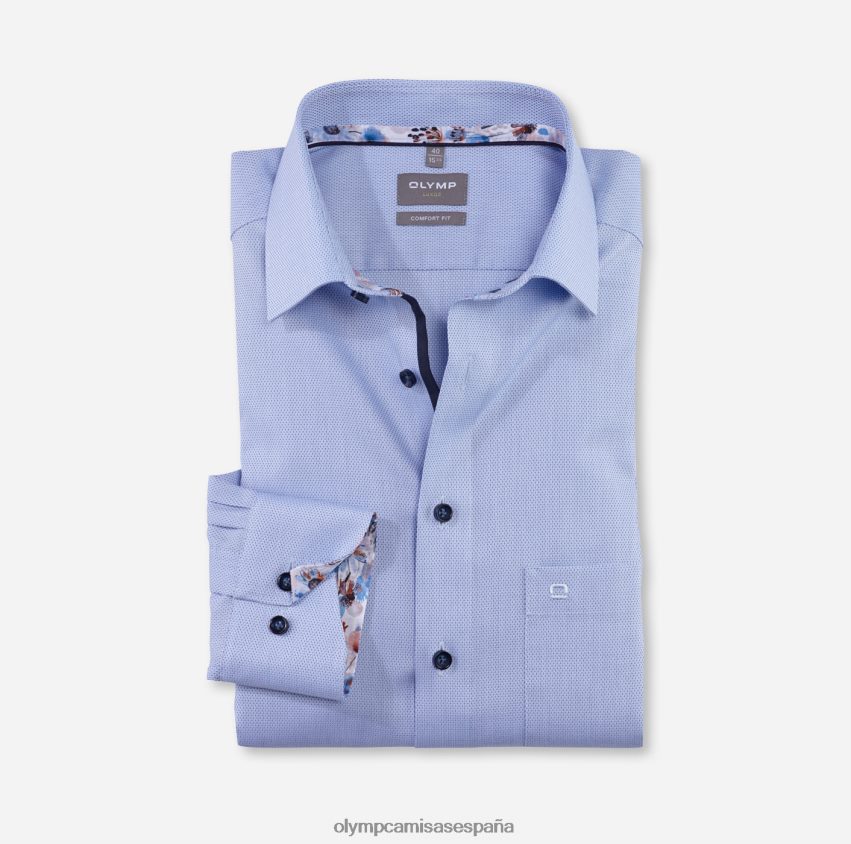 ropa OLYMP Camisa de vestir Luxor Comfort Fit, New Kent, azul 8N2F1618