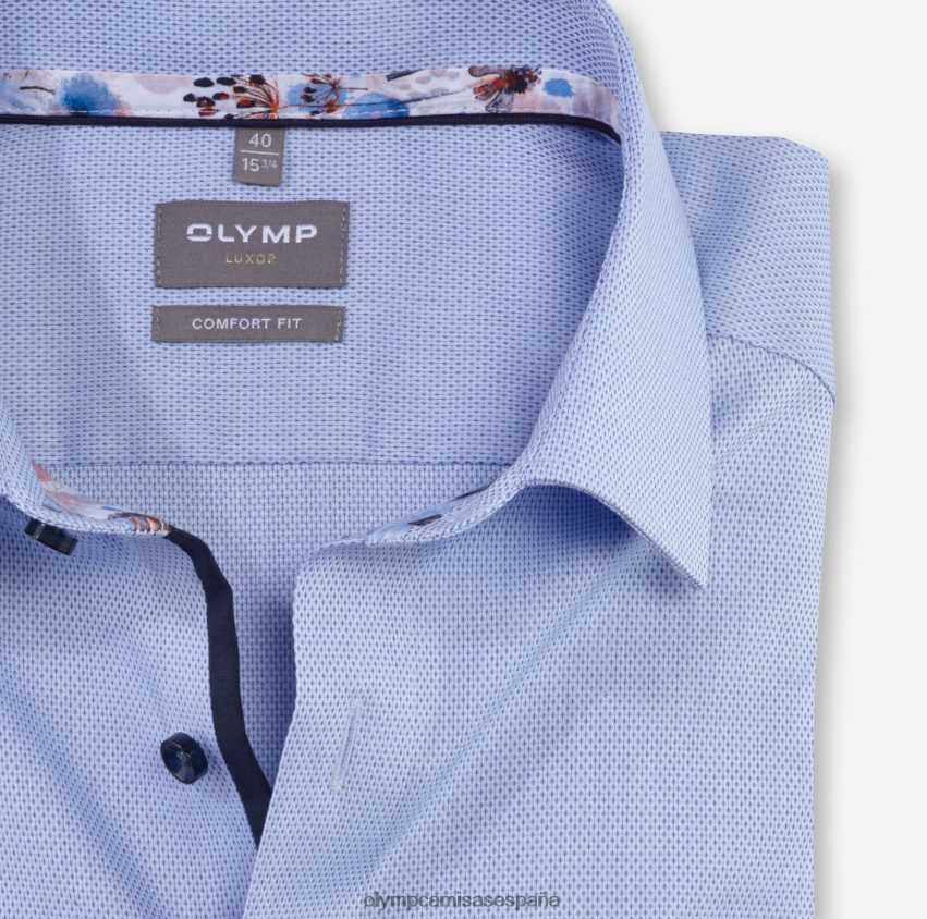 ropa OLYMP Camisa de vestir Luxor Comfort Fit, New Kent, azul 8N2F1618