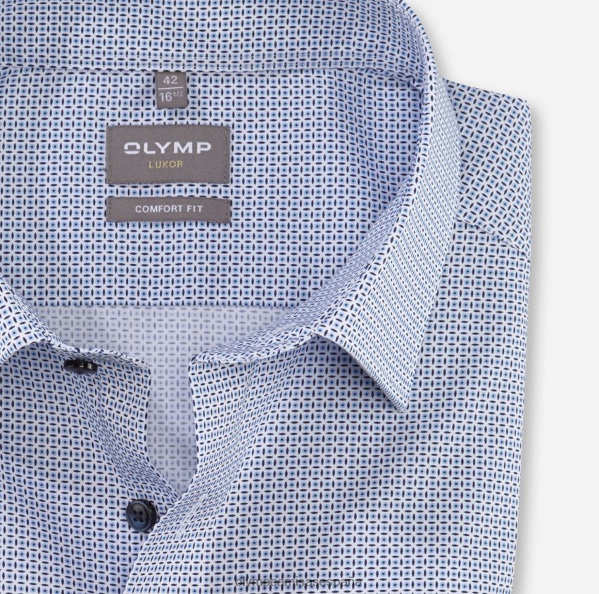 ropa OLYMP Camisa de vestir Luxor Comfort Fit, New Kent, azul 8N2F1634