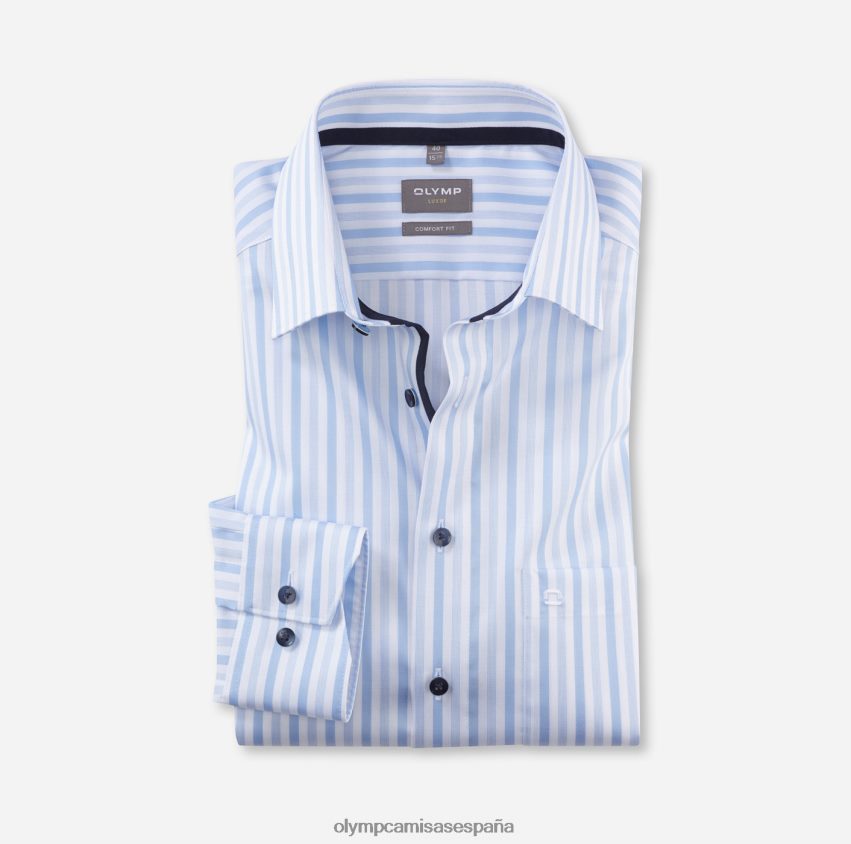ropa OLYMP Camisa de vestir Luxor Comfort Fit, New Kent, azul 8N2F1652