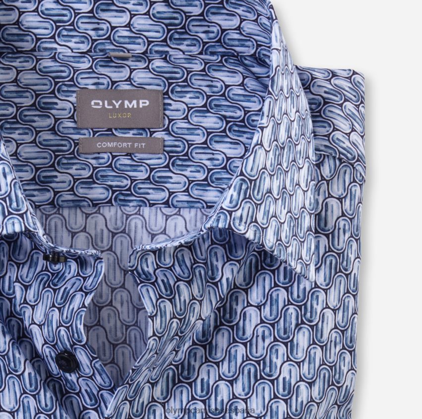 ropa OLYMP Camisa de vestir Luxor Comfort Fit, New Kent, azul 8N2F1656