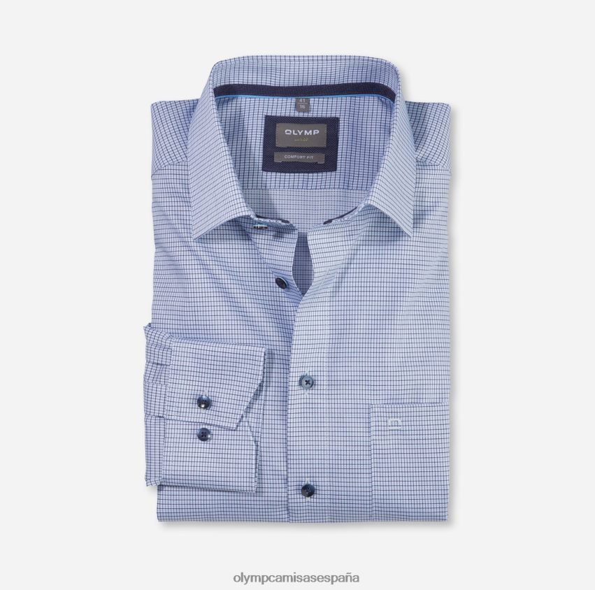 ropa OLYMP Camisa de vestir Luxor Comfort Fit, New Kent, azul 8N2F1658