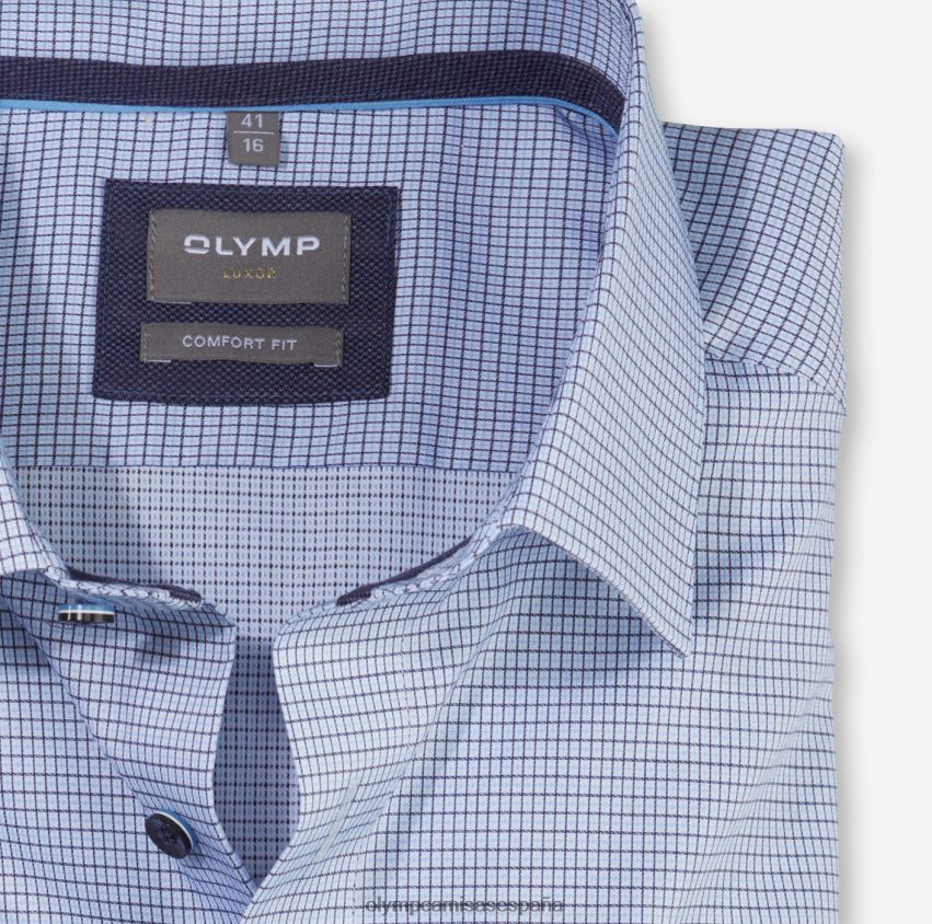ropa OLYMP Camisa de vestir Luxor Comfort Fit, New Kent, azul 8N2F1658