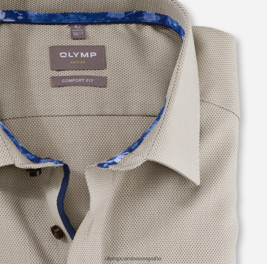 ropa OLYMP Camisa de vestir Luxor Comfort Fit, New Kent, natural 8N2F1479