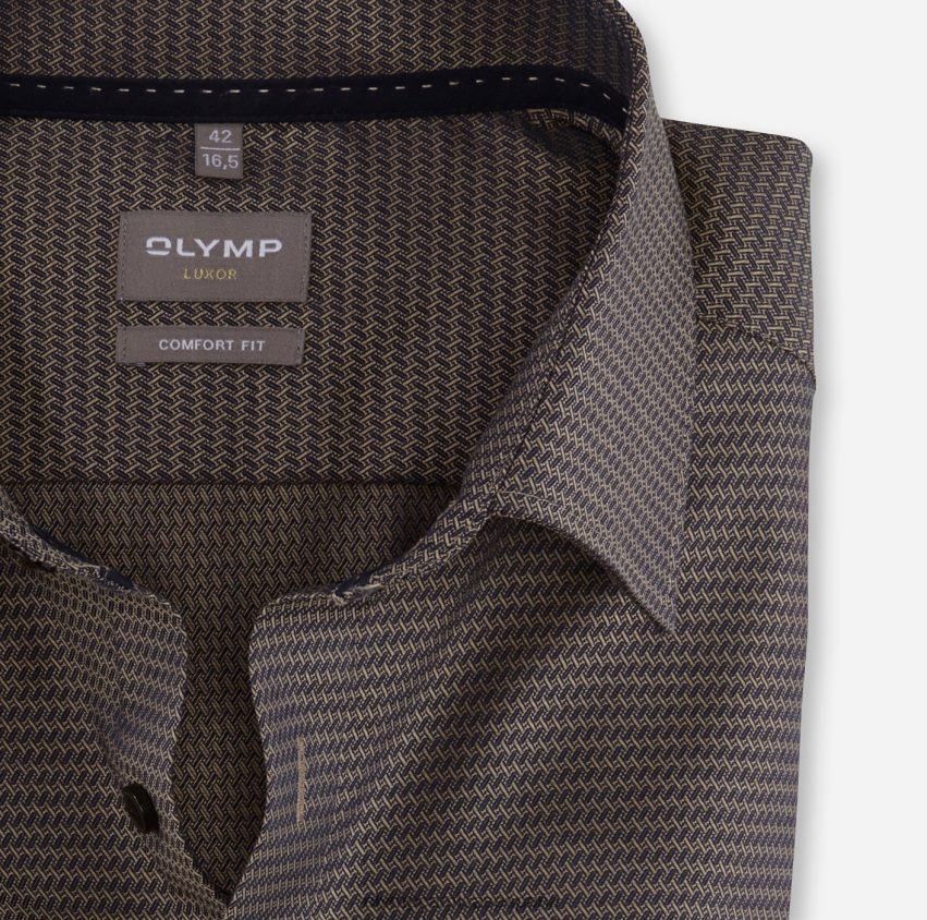 ropa OLYMP Camisa de vestir Luxor Comfort Fit, New Kent, natural 8N2F1484