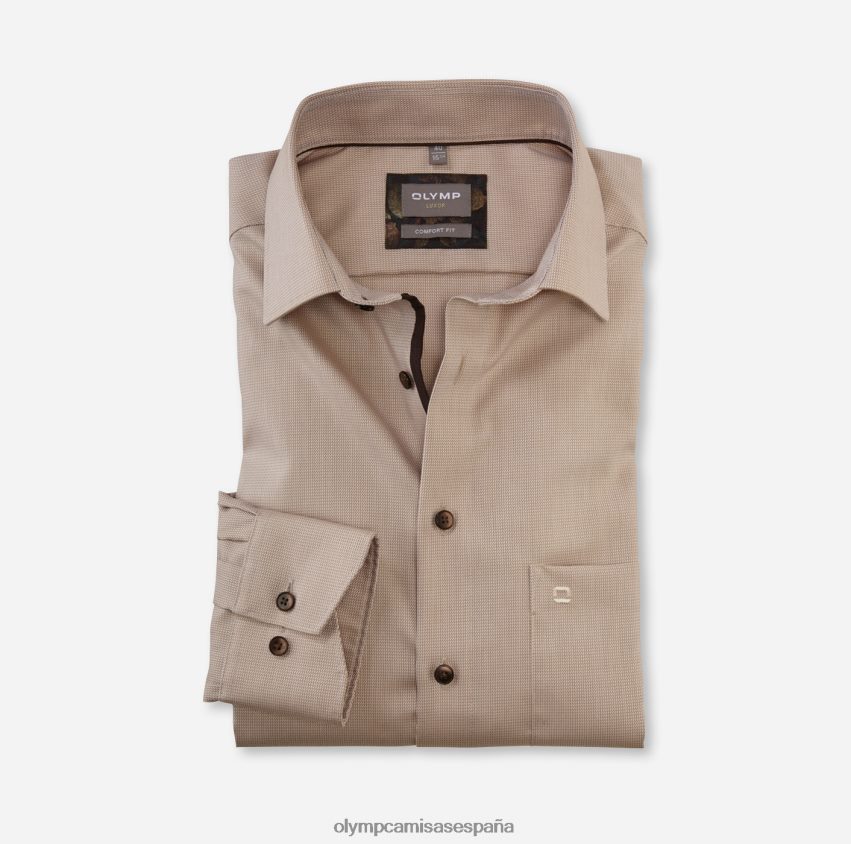 ropa OLYMP Camisa de vestir Luxor Comfort Fit, New Kent, natural 8N2F1664