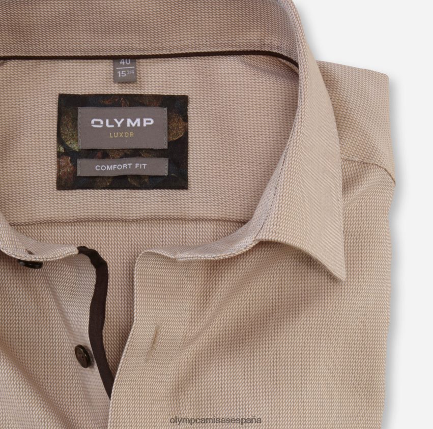 ropa OLYMP Camisa de vestir Luxor Comfort Fit, New Kent, natural 8N2F1664