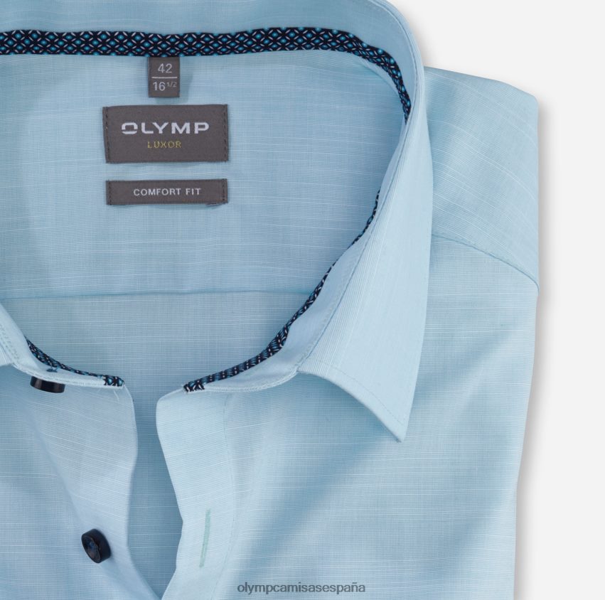 ropa OLYMP Luxor Comfort Fit, camisa business, New Kent, aguamarina 8N2F1630