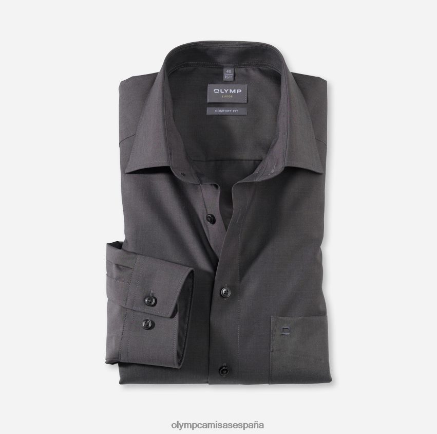 ropa OLYMP Luxor Comfort Fit, camisa business, New Kent, antracita 8N2F1684