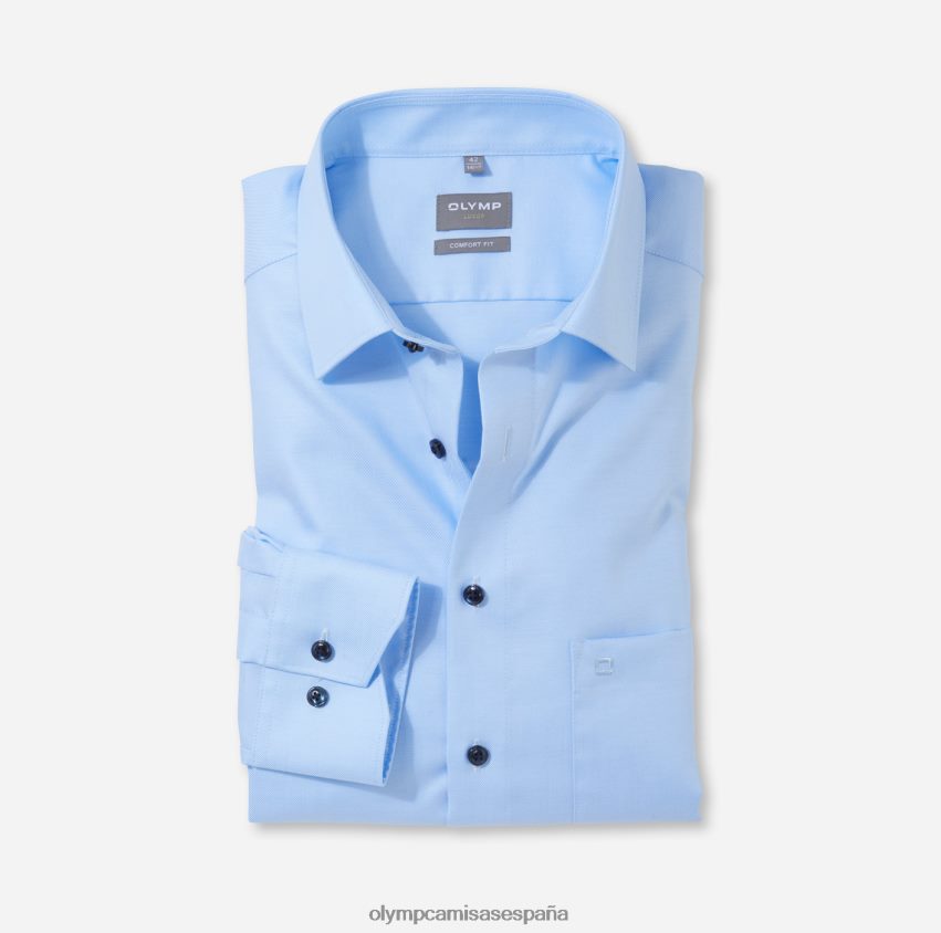 ropa OLYMP Luxor Comfort Fit, camisa business, New Kent, azul claro 8N2F1518