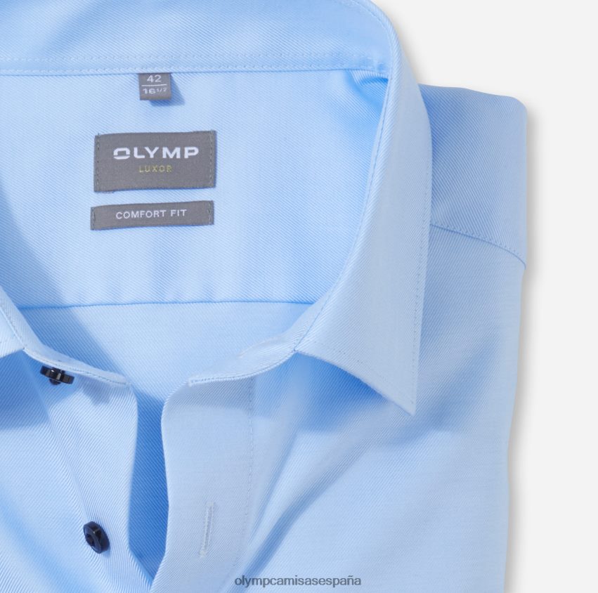 ropa OLYMP Luxor Comfort Fit, camisa business, New Kent, azul claro 8N2F1518