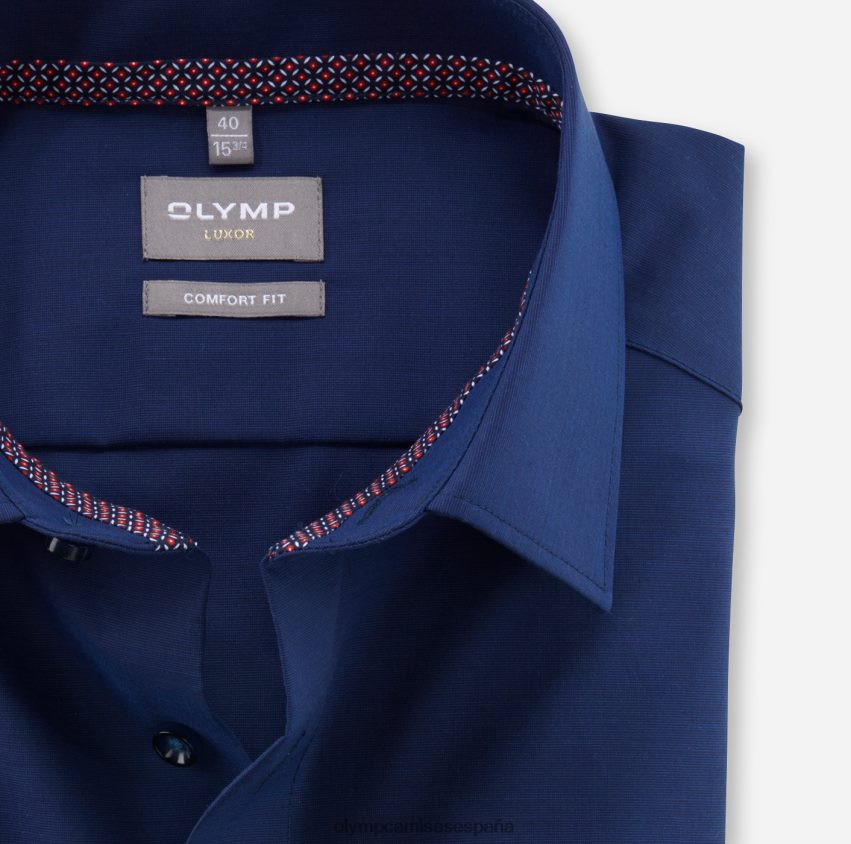 ropa OLYMP Luxor Comfort Fit, camisa business, New Kent, azul medianoche 8N2F1609