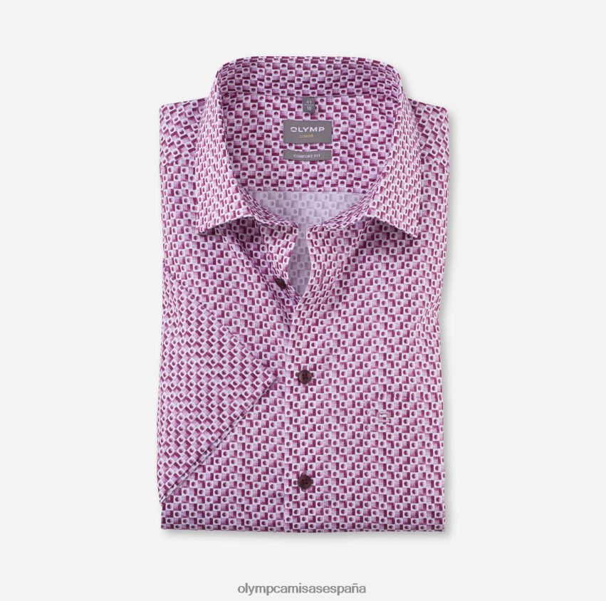 ropa OLYMP Luxor Comfort Fit, camisa business, New Kent, fucsia 8N2F1591