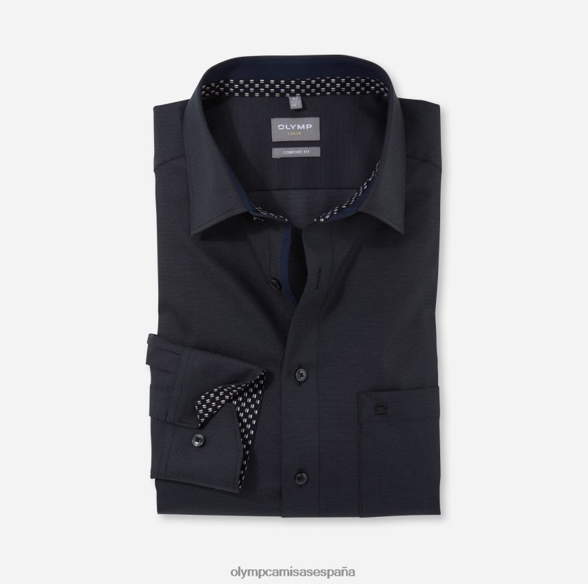 ropa OLYMP Luxor Comfort Fit, camisa business, New Kent, grafito 8N2F1598