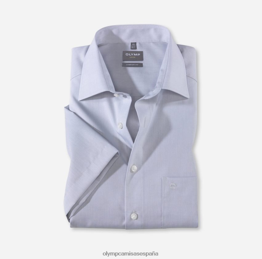 ropa OLYMP Luxor Comfort Fit, camisa business, New Kent, gris plateado 8N2F1680