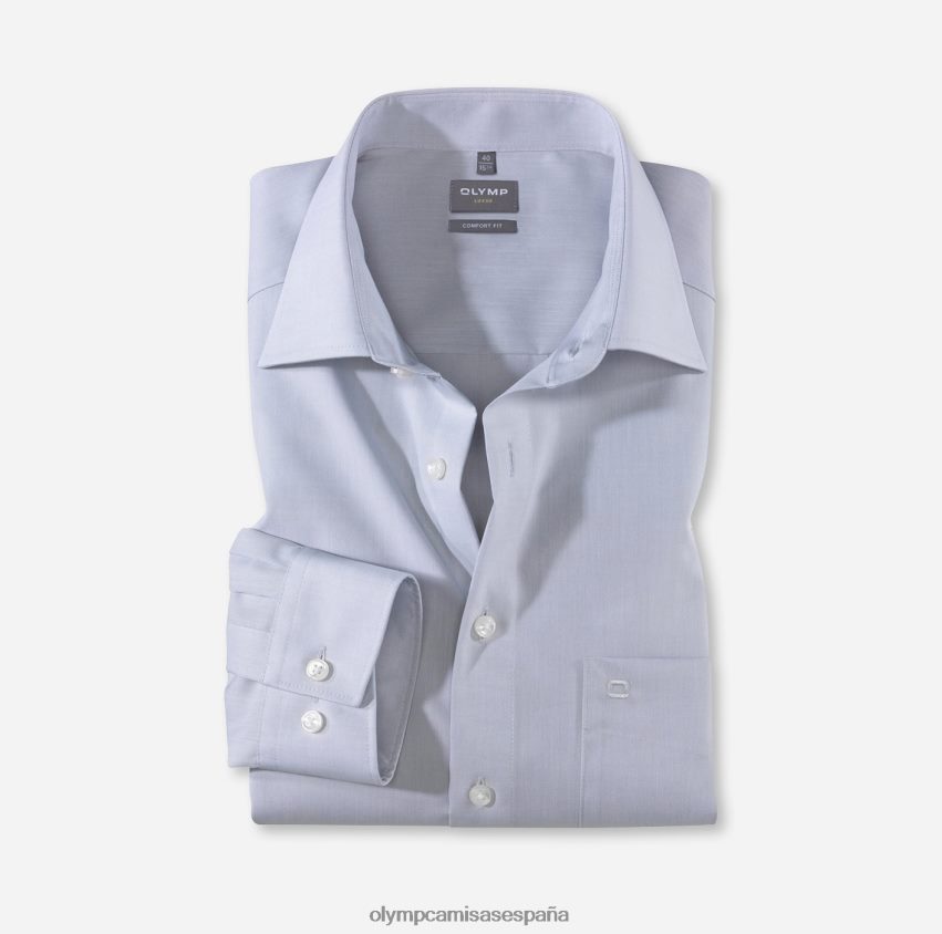 ropa OLYMP Luxor Comfort Fit, camisa business, New Kent, gris plateado 8N2F1681