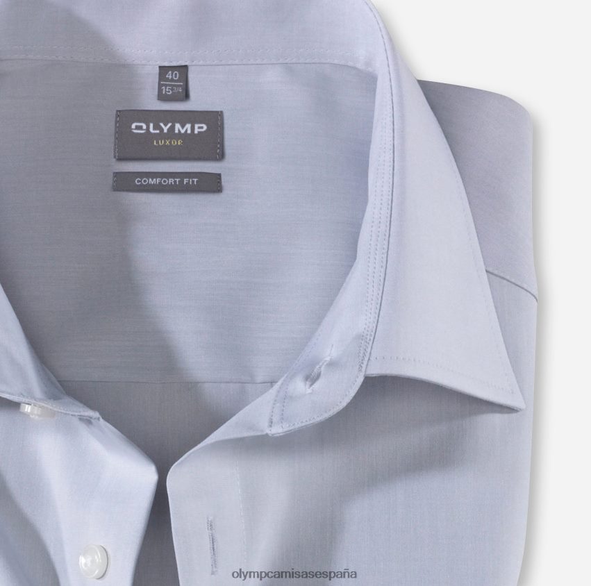 ropa OLYMP Luxor Comfort Fit, camisa business, New Kent, gris plateado 8N2F1681