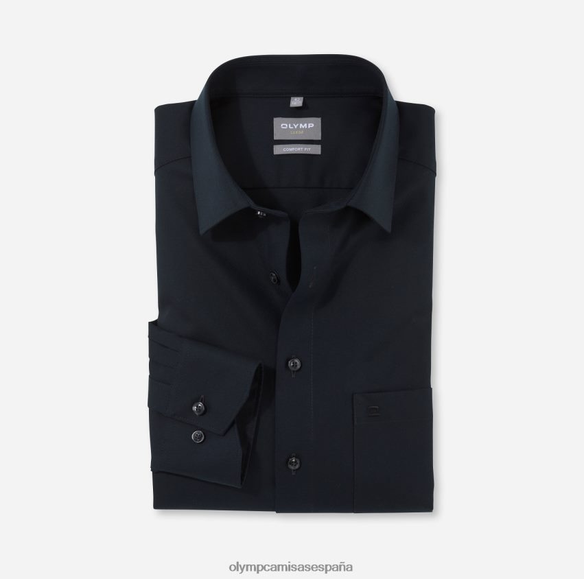 ropa OLYMP Luxor Comfort Fit, camisa business, New Kent, negro 8N2F1640