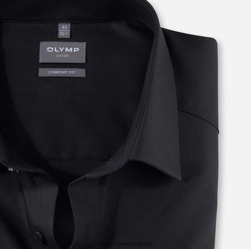 ropa OLYMP Luxor Comfort Fit, camisa business, New Kent, negro 8N2F1676