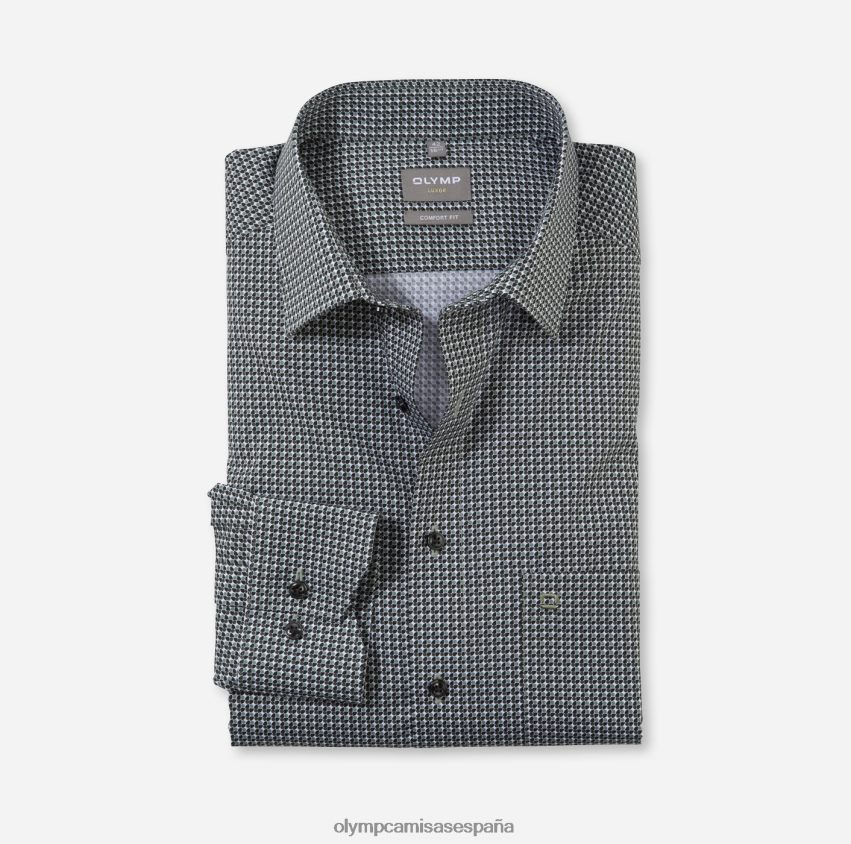 ropa OLYMP Luxor Comfort Fit, camisa business, New Kent, oliva 8N2F1657