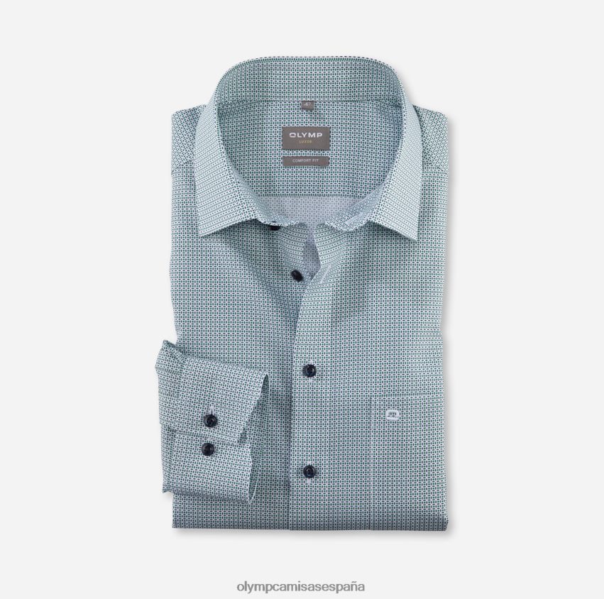 ropa OLYMP Luxor Comfort Fit, camisa business, New Kent, verde claro 8N2F1573
