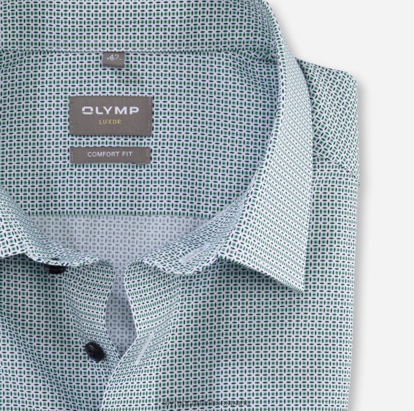 ropa OLYMP Luxor Comfort Fit, camisa business, New Kent, verde claro 8N2F1573