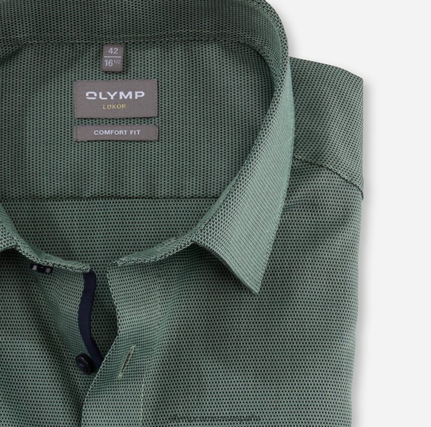 ropa OLYMP Luxor Comfort Fit, camisa business, New Kent, verde claro 8N2F1587